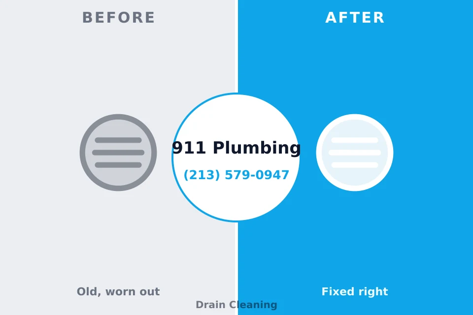 Before and after: plumbing company Horicon, WI